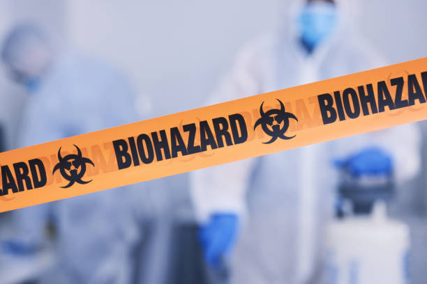 Professional Biohazard Cleanup technician working in Rochester, MI